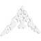 Ekena Millwork Pitch Kendall Architectural Grade PVC Gable Pediment, 36"W x 18"H x 1"P (12/12) GPP036X018X100KEN - alternate 1
